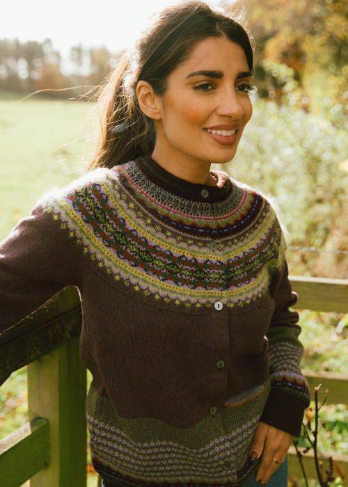 ERIBÉ | Alpine Short Cardigan | Heather 